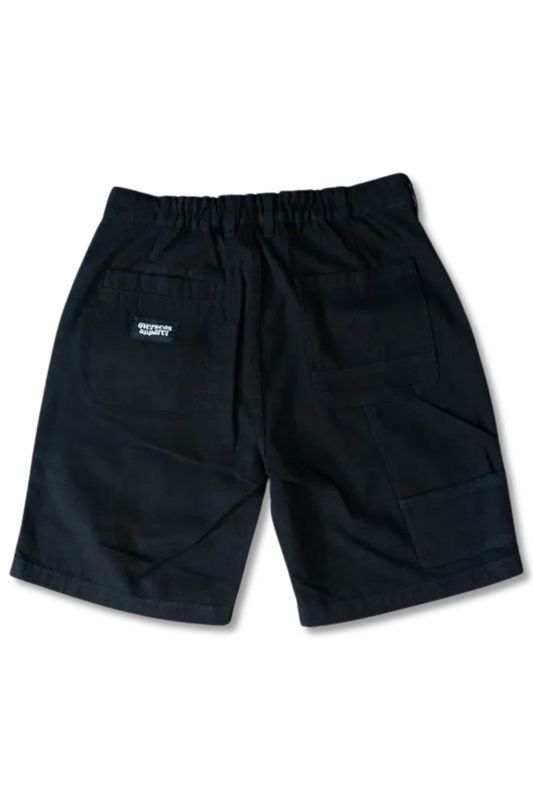 Schwarze Sommer Essentials Carpenter Shorts