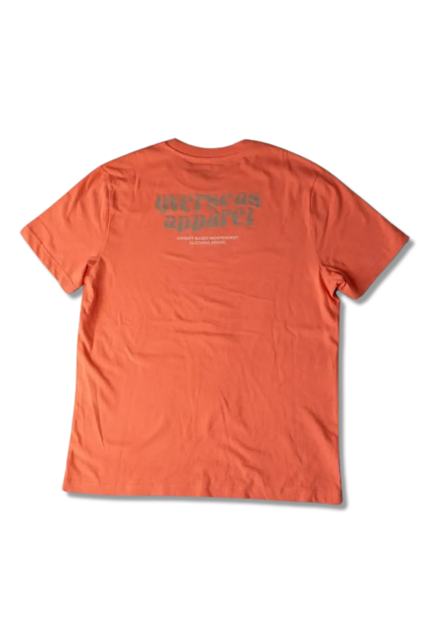 Orangefarbenes Sommer-Essentials-T-Shirt